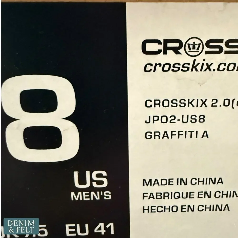 Crosskix 2.0 NYC Graffiti A Water Boat Shoes Unisex Colorful‎ NEW-NIB!!